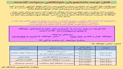 اطلاعیه تخلیه اتاق ها دانشجویان خوابگاهی سنوات گذشته